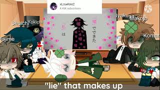 Daganronpa protagonist Kaeda and Antagonist reacts to Kokichi part 17 [upl. by Tace991]