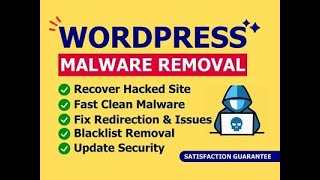 wordpress malware removal blacklist removal and setup wordpress security [upl. by Amberly]