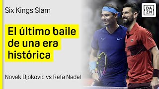 Novak Djokovic vs Rafael Nadal 62 76  Resumen y highlights Six Kings Slam  Riyadh Season [upl. by Anadal]