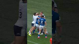 Ange Capuozzo vs Van der Merwe 😱 rugby sport 6nations italy scotland [upl. by Nnylesor]