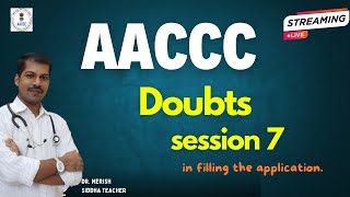 AACCC Doubts Live session Siddhascholar [upl. by Nnylkcaj204]