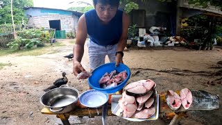 Ito ang masarap sa Isla  SINABAW INIHAW AT KINILAW na TANIGUE [upl. by Idelle561]