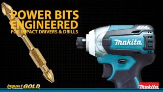 Makita Impact GOLD DoubleEnded Bits for Pros  The Home Depot [upl. by Eimmaj]