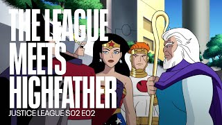 The League meets Highfather  Justice League [upl. by Ydneh299]