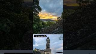 Stirling Castle  Sunset 😊shorts edinburgh nature [upl. by Wilfreda163]