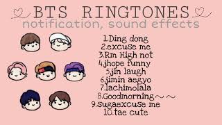 BTS RINGTONES notificationsound effectsfunny download for free✨✨✨✨ [upl. by Fortunio]