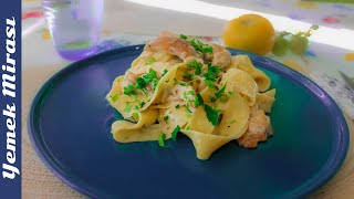 Tavuklu Alfredo Soslu Makarna 💯 Fettucine Alfredo Tarifi ✔️ [upl. by Donelson180]