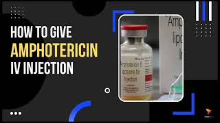 How to Give Amphotericin injection  Precautions  Monitoring  Method and Side Effects [upl. by Latia]