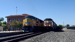 Lots of freight trains at Stockton And UP 1988  5272024 [upl. by Hansiain936]