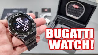 AFFORDABLE BUGATTI WATCH UNBOXING Bugatti Smartwatch Ceramique Edition One Full Set [upl. by Heinrich]