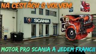 25 Převoz motoru pro SCANIA a jedeme domů do Francie 😁 [upl. by Ciredor]