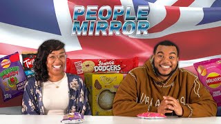 Americans try British snacks and food for the first time [upl. by Gwenore]