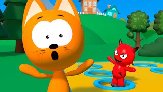 Hammer game  Meow Meow Kitty games  Cartoons and songs for Kids and toddlers [upl. by Esinal402]