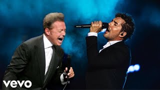 Luis Miguel Y David Bisbal quotContigo Aprendíquot En Vivo [upl. by Akir948]