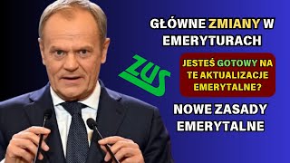 Przygotuj się na znaczące zmiany w systemie emerytalnym w Polsce dla wszystkich seniorów i emerytów [upl. by Karl]