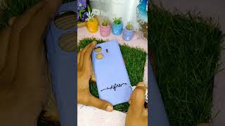 Decor My Mobile Cover with My Name💜 shorts asmulticreativity diy crafts [upl. by Yennaiv]