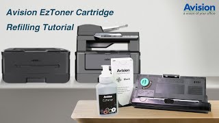 Avision EzToner Cartridge Refilling Tutorial [upl. by Nostrebor]