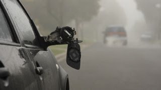 Motorcyclist Gets Even with Bad Driver  Mirror slap [upl. by Hsejar804]