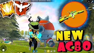 New Free AC80 Skin Gameplay  11 Kills in a Tough Situation🫡 Garena Free Fire [upl. by Manbahs]