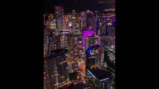 Brickell Miami Florida nightlife sparkles like no other Credit 🎥 mcsino14 miami brickell florida [upl. by Roosevelt642]