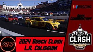 2024 NASCAR Cup Series Busch Light Clash at the Coliseum  Commentary Crew [upl. by Lehar]