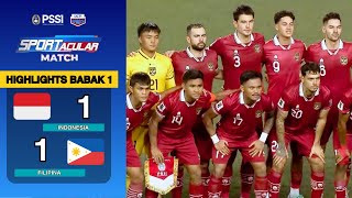 HIGHLIGHTS INDONESIA VS FILIPINA  LEG 1 KUALIFIKASI PIALA DUNIA 2026 [upl. by Pliske]