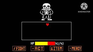 sans fight test animation [upl. by Udell]