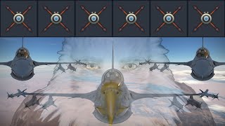 Comically Effective F16 Air Superiority Fighter Makes Russia Mains Weep  War Thunder [upl. by Neellok]