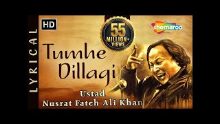 Tumhein Dillagi Bhool Jani Paray Gi  Nusrat Fateh Ali Khan  Lyrical Qawwali  Shemaroo Punjabi [upl. by Rehctelf]