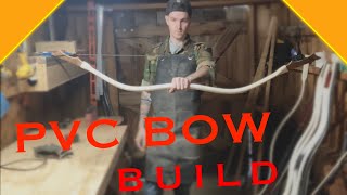 PVC Bow Build  From Start To Finish [upl. by Odidnac]