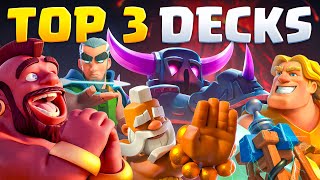 TOP 3 BEST DECKS AFTER THE NEW UPDATE 🏆 [upl. by Acirderf]