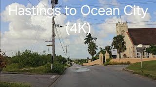 Driving in Barbados  Hastings Christ Church to Ocean City St Philip 4K [upl. by Aoket290]