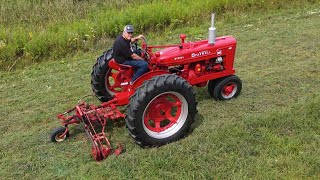 A Thing of Beauty Mowing with the Farmall MD [upl. by Connelley]