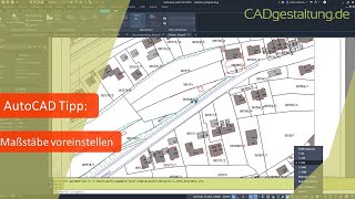 AutoCAD Tipp Maßstäbe einstellen Maßstabsliste für Layout Ansichtsfenster [upl. by Neerihs]