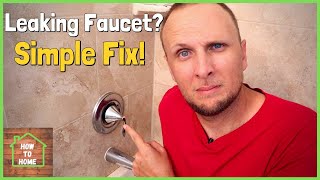 How To Fix A Leaking or Dripping Shower Head or Bathtub Faucet [upl. by Narmak]