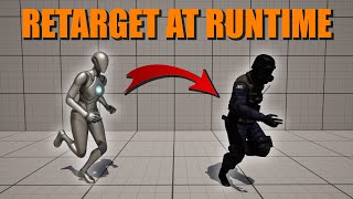 How To Do Animation Retargeting At Runtime In Unreal Engine 5 Tutorial [upl. by Gross]