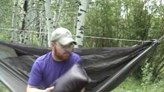 Hammock and camping Pillow [upl. by Ynattir]