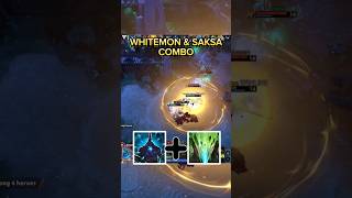 WHITEMON amp SAKSA WOMBO COMBO dota2 dota shorts tundra [upl. by Reinwald951]