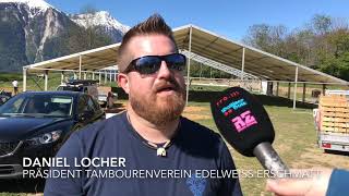 78 Oberwalliser Tambouren und Pfeiferfest Erschmatt Interview mit Daniel Locher [upl. by Ilera]