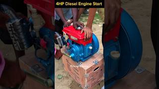 Small Diesel Engine start machine dieselmachine engine dieselengine shrots 4hp [upl. by Ardnaxela]