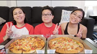 DOMINOS PIZZA MUKBANG  CHICKEN TACO amp CHEESEBURGER PIZZA [upl. by Danica994]