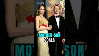 Angelina Jolie Son Knox angelina redcarpet awards hollywood hollywoodmovies [upl. by Olympie]