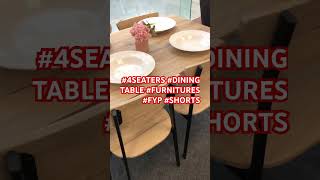 Dining table 4 seaters diningtable furniture fypシ゚viral foryou foryourpage shortsfeed [upl. by Salema526]