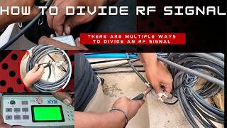 HOW TO DIVIDE RF SIGNAL In Telugu By Bangalore Pillodu [upl. by Annaihr]