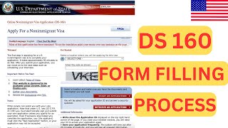 HOW TO FILL DS 160 FORM FOR USA VISA  Visa Application Step by Step [upl. by Hynes]