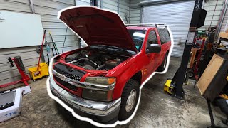 Radiator replacement on 20042012 Chevy Colorado [upl. by Inafets]