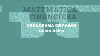 ¿Cómo elaborar un cronograma de pagos de cuota doble con fecha fija en Excel [upl. by Lalo]