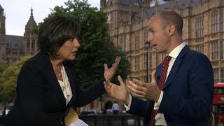 Amanpour interviews proBrexit MEP Daniel Hannnan [upl. by Jd994]