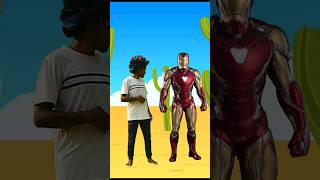 I ate it and transformed into IronMan 🤣 shorts [upl. by Okeim844]