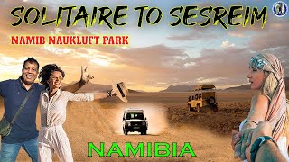 Namibia part 4 African Safari Solitaire to Sesreim entry of Sossusvlei sand dunes in Namib Desert [upl. by Phoebe]